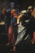 CARRACCI, Annibale Holy Women at the Tomb of Christ (detail) fg oil painting picture wholesale